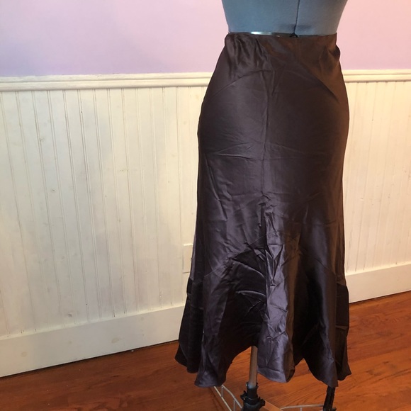 RALPH LAUREN 100% SILK MIDI SKIRT - Picture 3 of 6